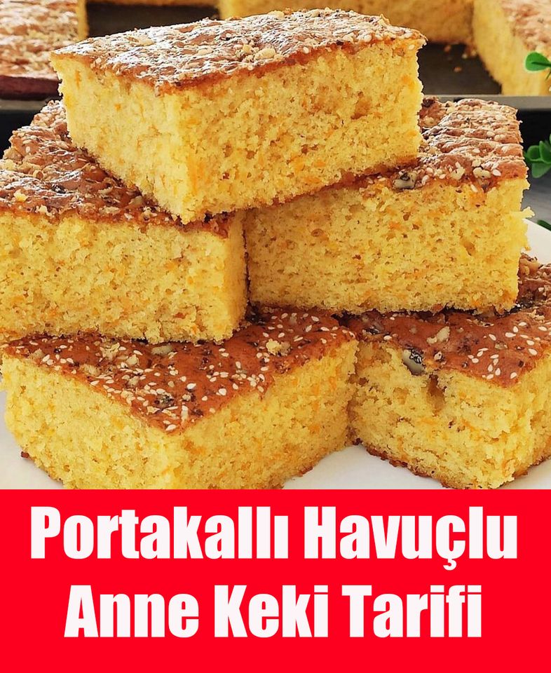 Portakallı Havuçlu Anne Keki  - 1